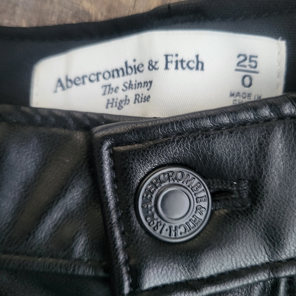 Abercrombie and Fitch Leather Pants - Picture 5 of 7